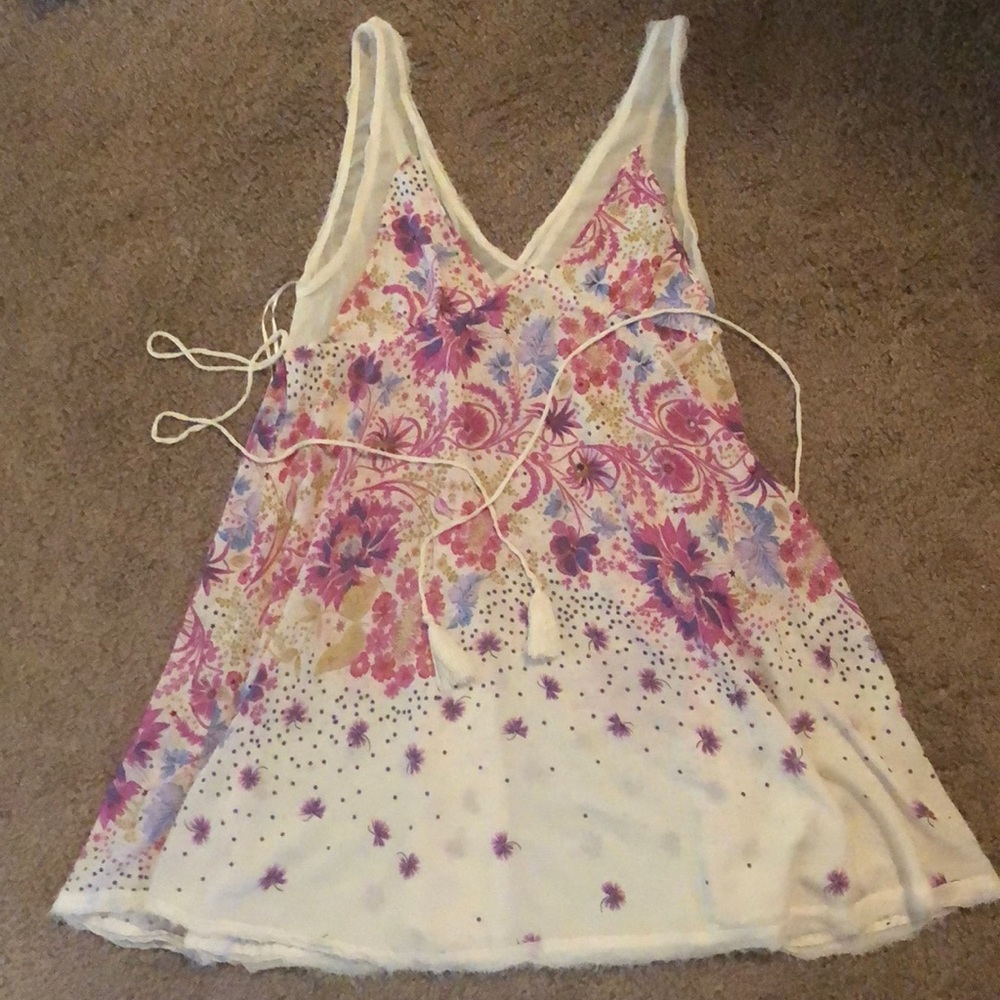 Free People Floral Slip
